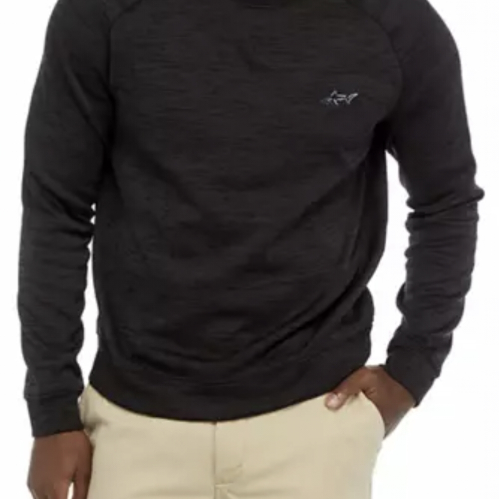Greg Norman Long Sleeve Space Dye Crew Sweater